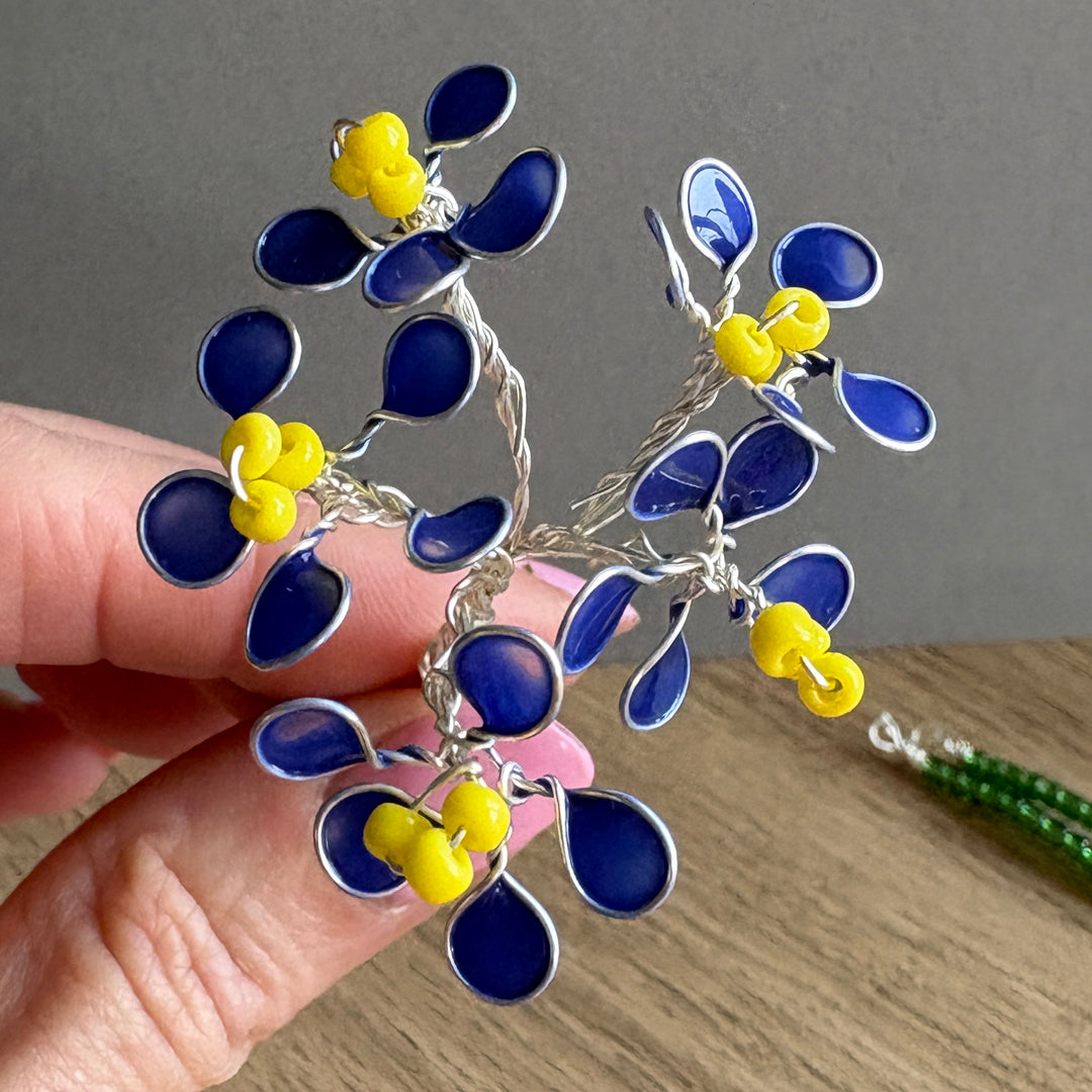 Painted Wire & Beaded Flower Workshop