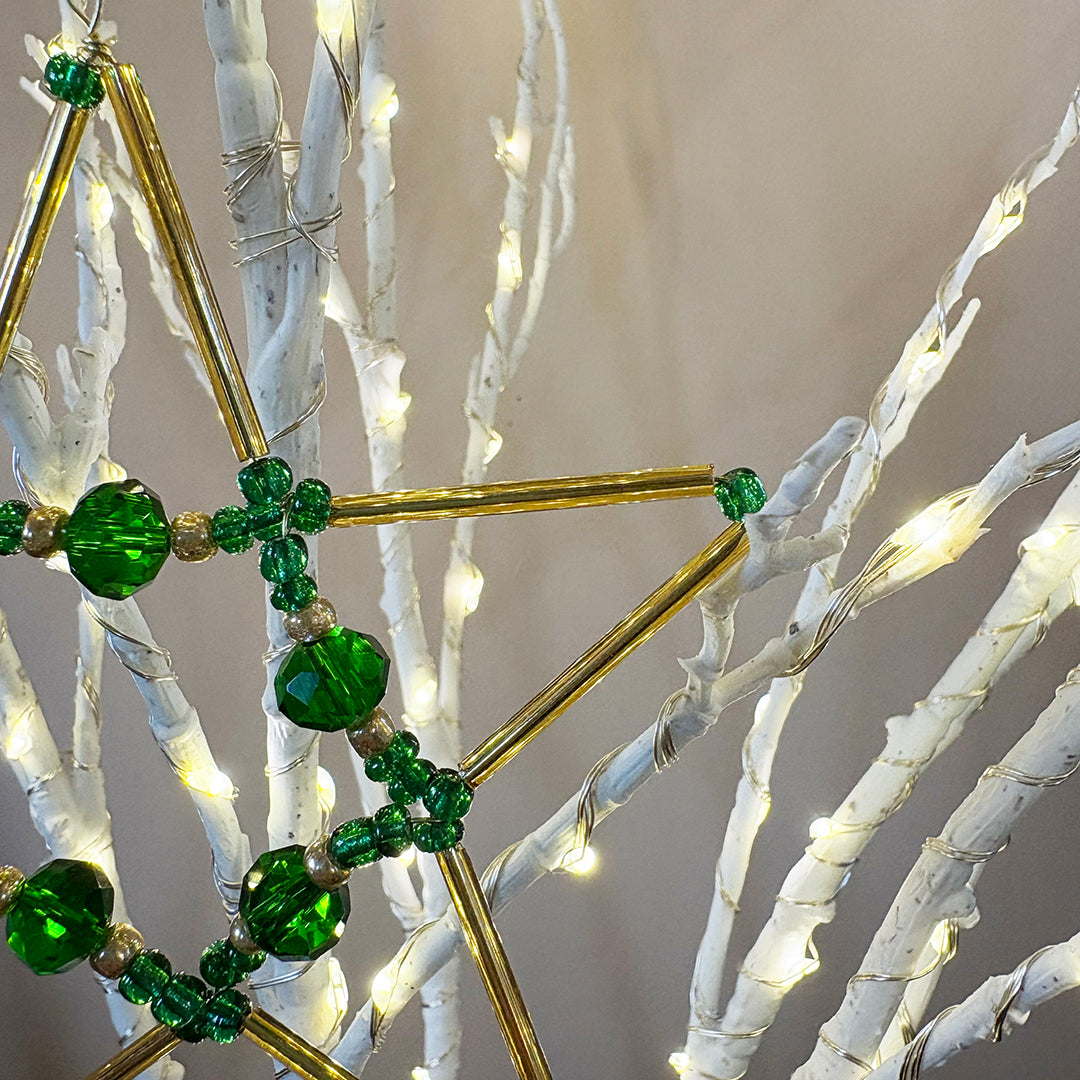 Beaded Festive Star Decoration Kits