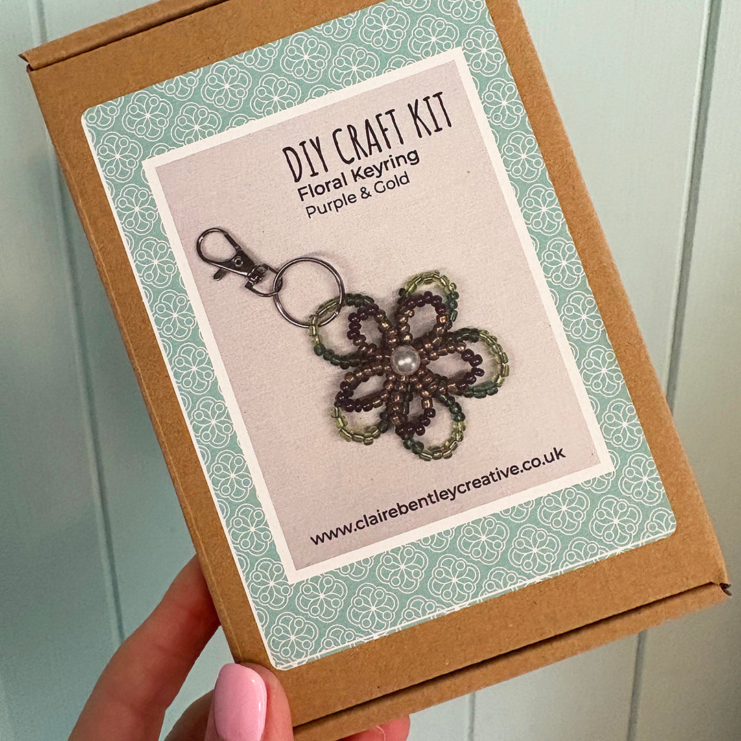DIY Floral Keyring kit