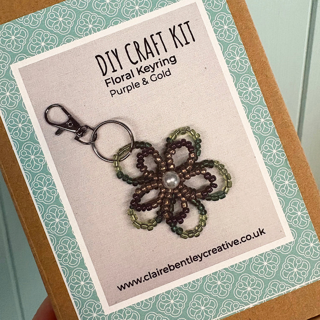 DIY Floral Keyring kit