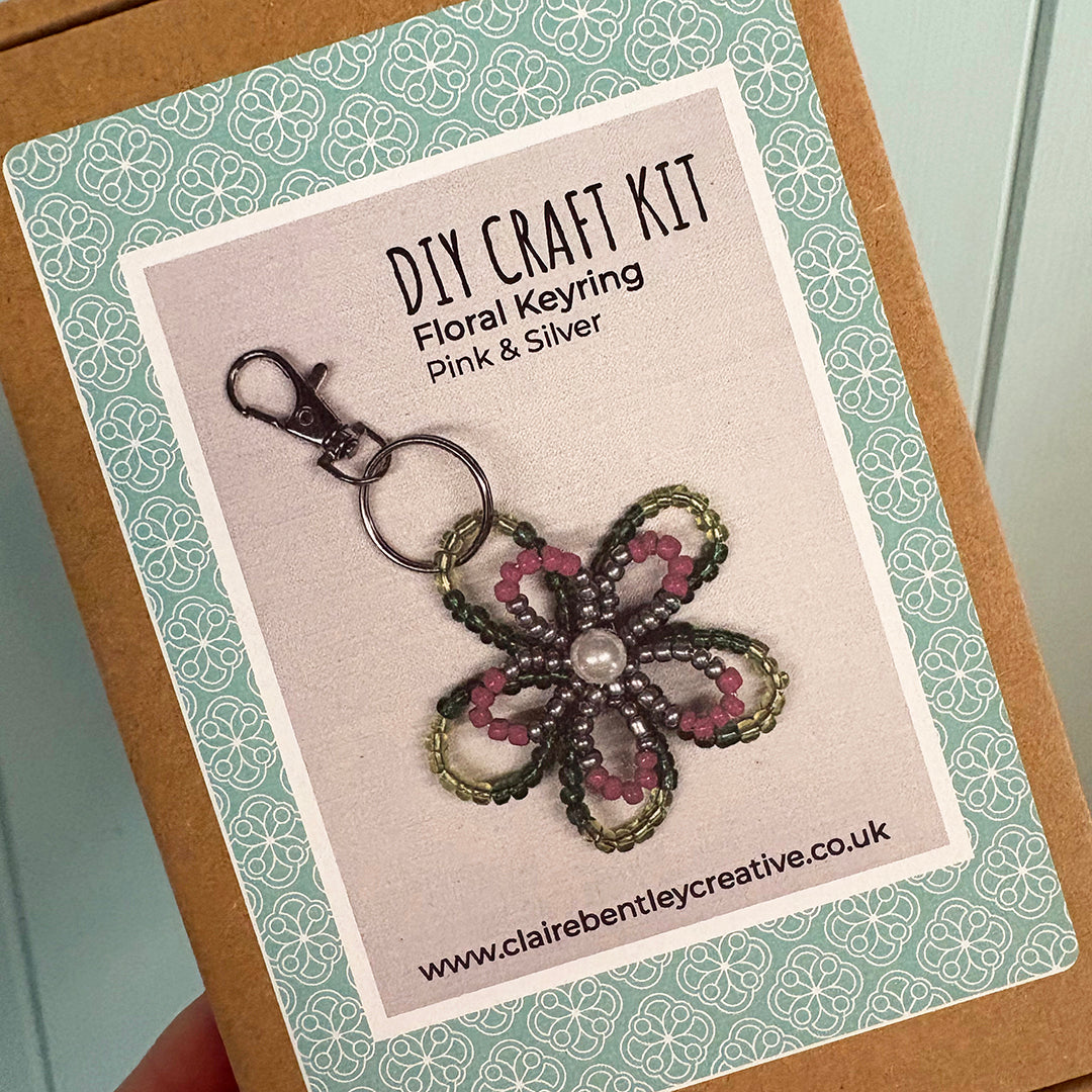 DIY Floral Keyring kit