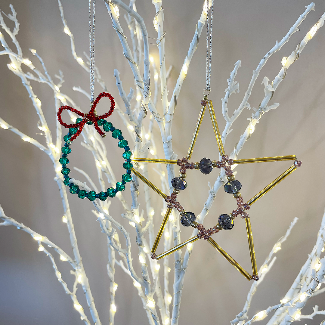 Festive Beaded Christmas Decorations Workshop - Colchester - 22nd November 2025