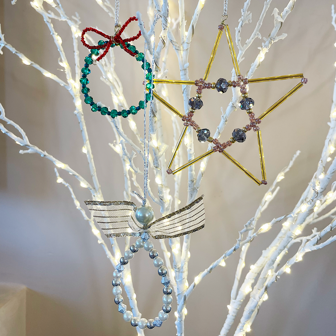 Festive Beaded Christmas Decorations Workshop - Colchester - 22nd November 2025