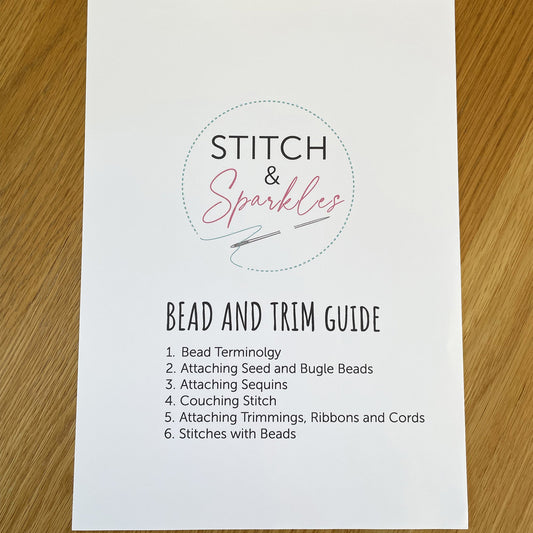 Printed Embroidery Stitching Guide 4 - Comprehensive Step-by-Step Embroidery Reference