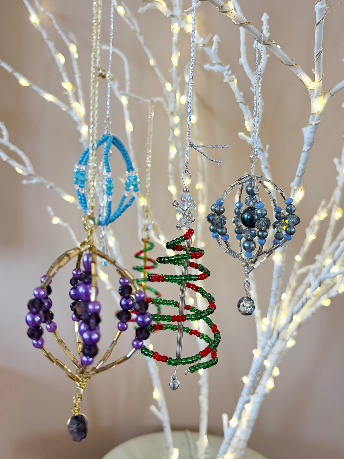 3 Hour - Beaded Christmas Decoration Workshop  - Sudbury only