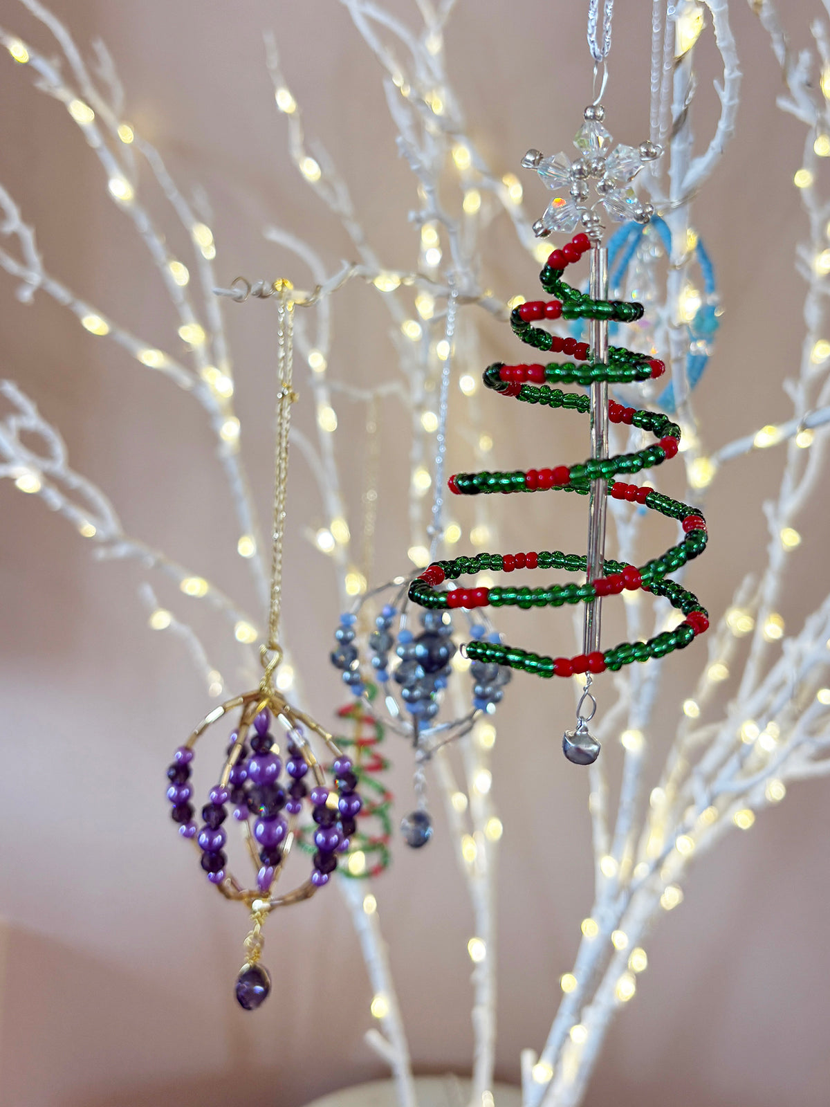 3 Hour - Beaded Christmas Decoration Workshop  - Sudbury only