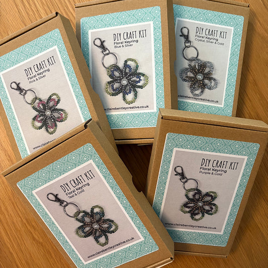 DIY Floral Keyring kit