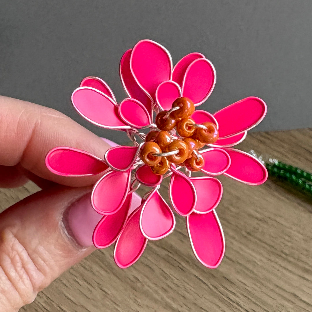 Painted Wire & Beaded Flower Workshop