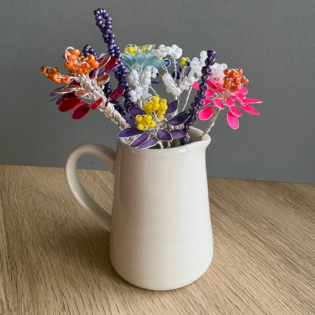 Painted Wire & Beaded Flower Workshop