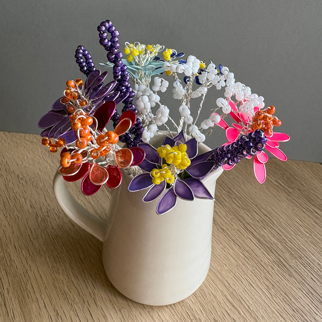 Painted Wire & Beaded Flower Workshop