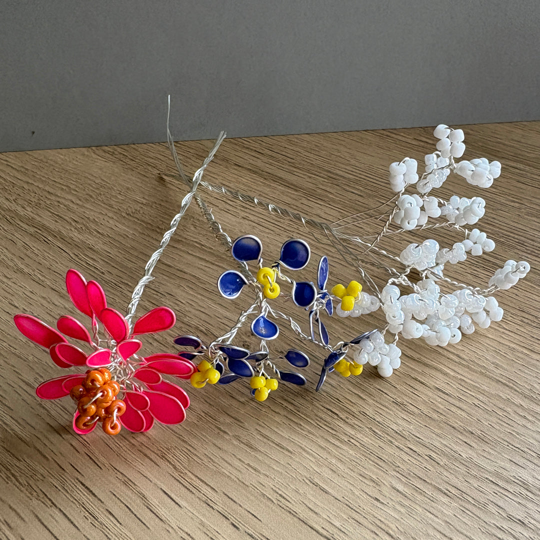 Painted Wire & Beaded Flower Workshop