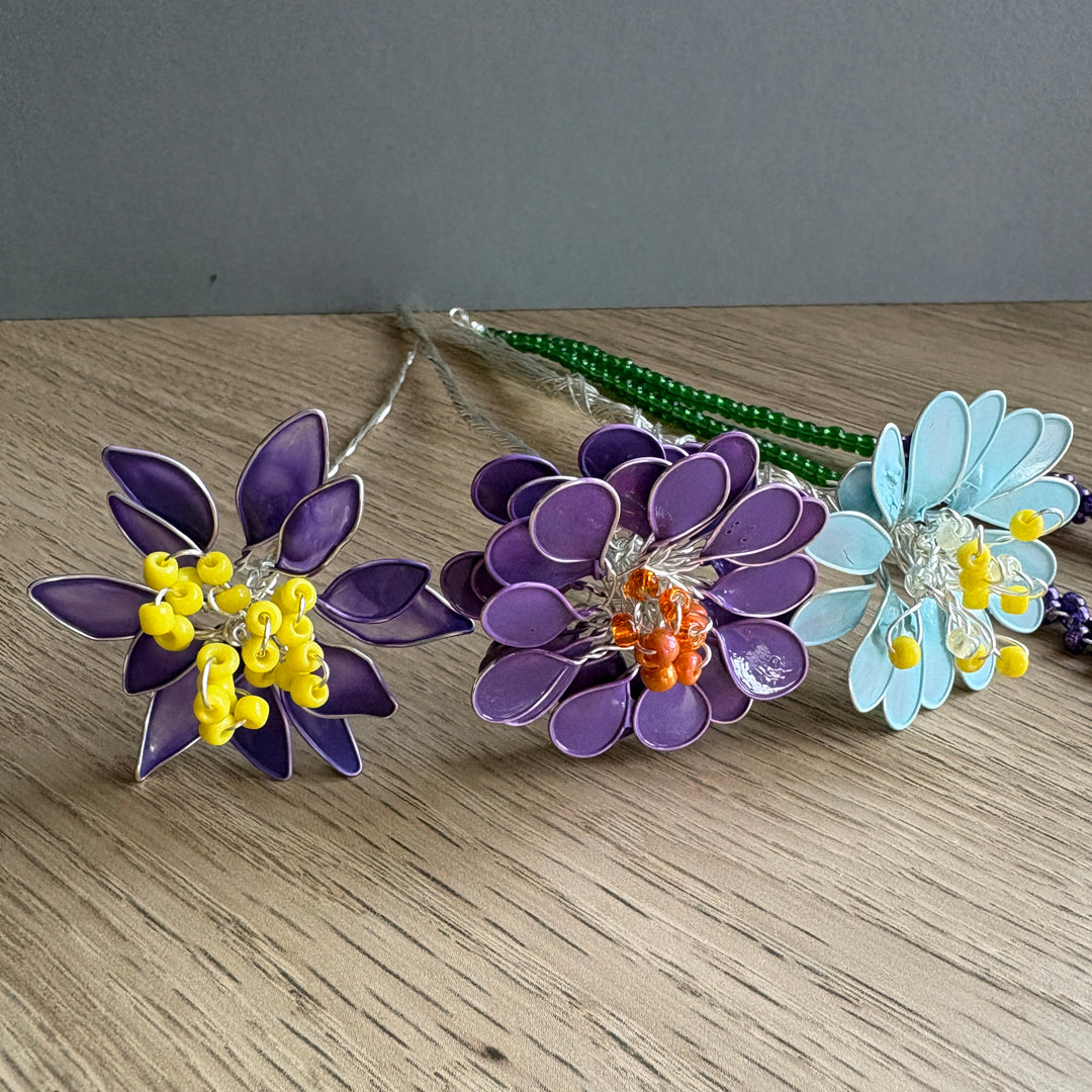 Painted Wire & Beaded Flower Workshop