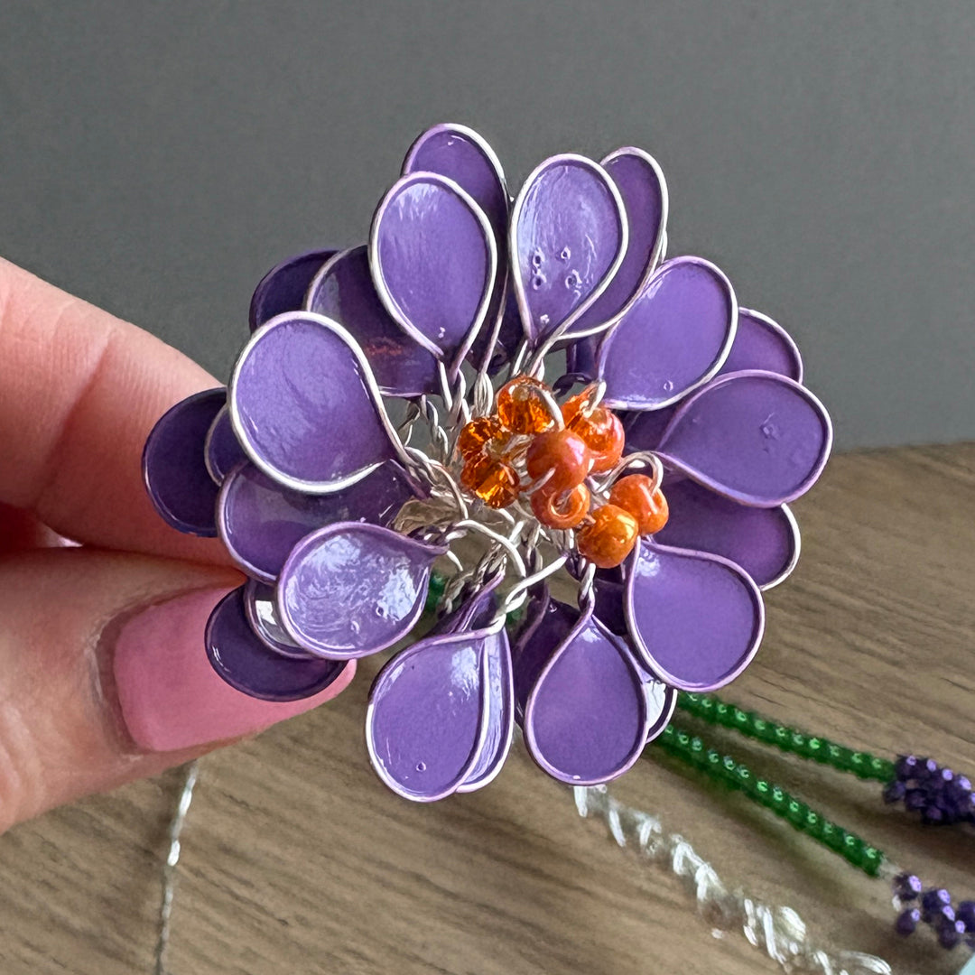 Painted Wire & Beaded Flower Workshop
