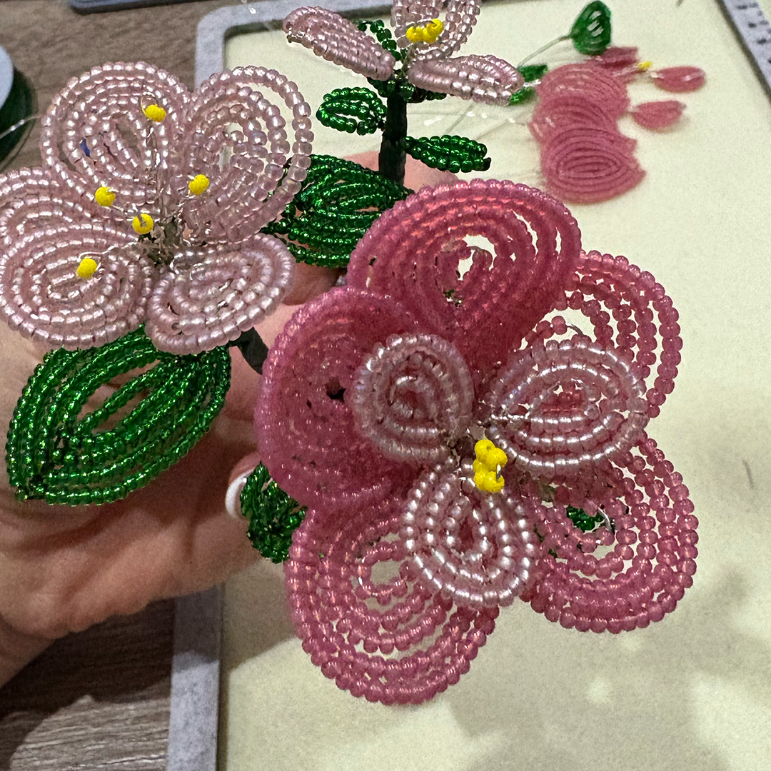 French Beaded Flower Workshop