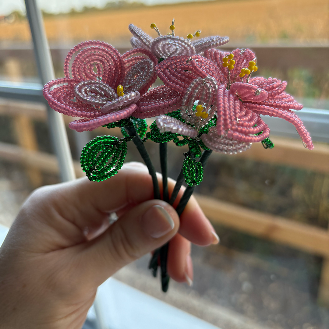 French Beaded Flower Workshop