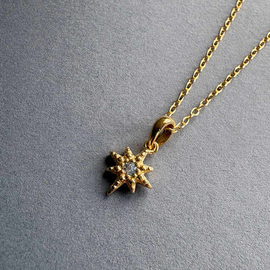 Celestial Star Pendant  - Gold