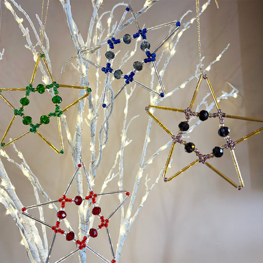 Beaded Star Decoration Craft Kit