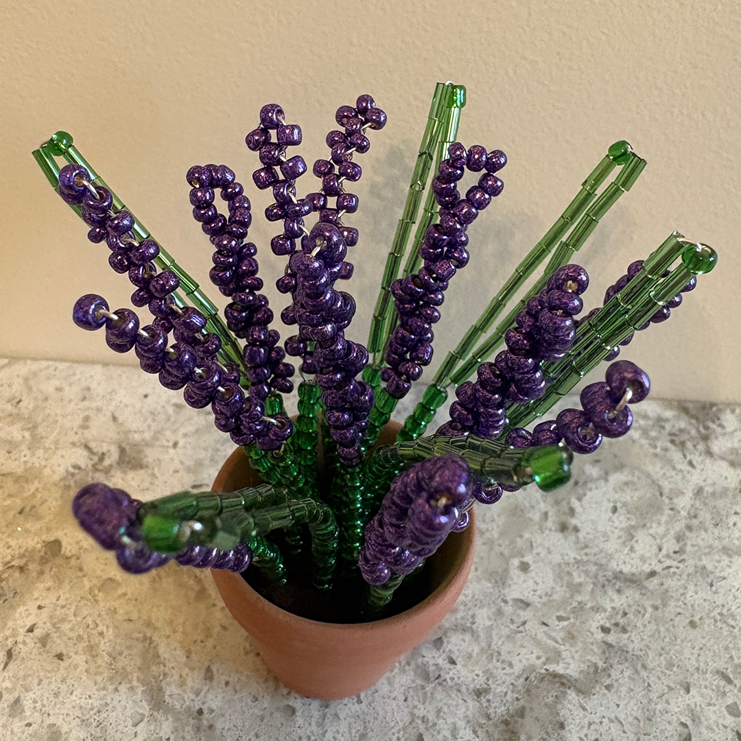 Beaded Lavender Pot Craft Kit