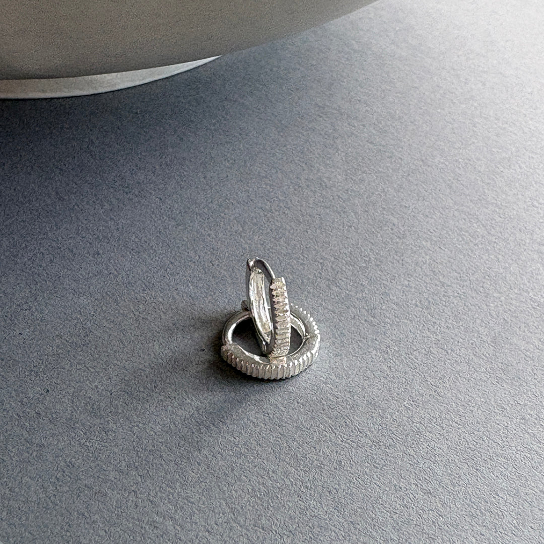 Mini Ridged Hoops