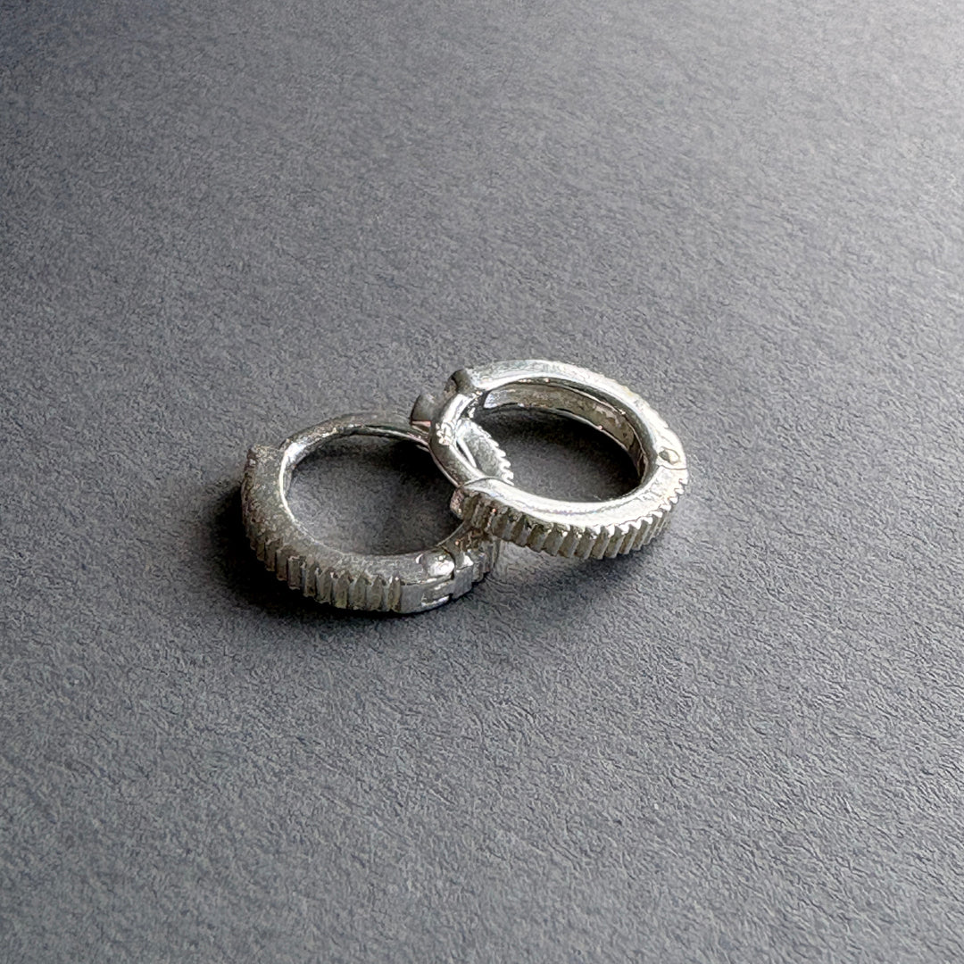 Mini Ridged Hoops